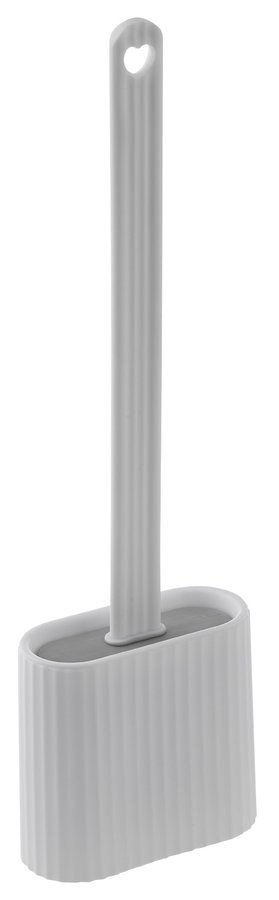 Levně Aqualine WC silikonová štětka závěsná/na postavení, bílá