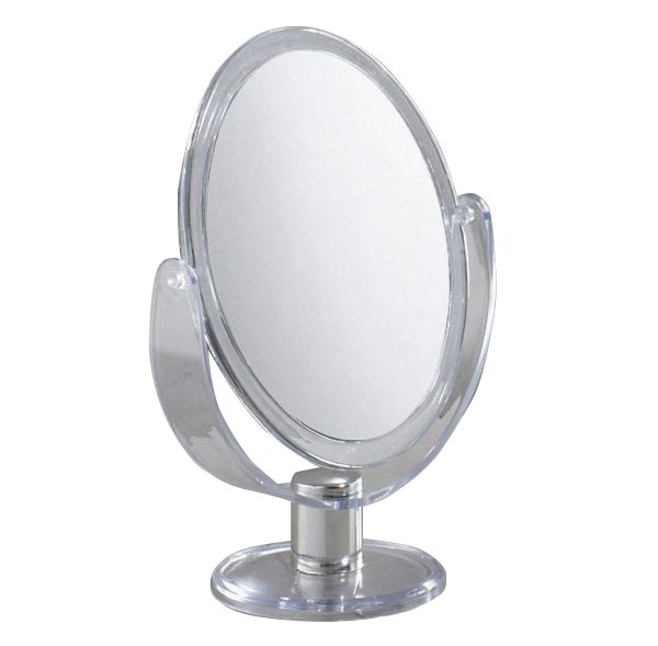 Gedy Kosmetické zrcátko na postavení; 162x135mm; oboustranné; transparentní