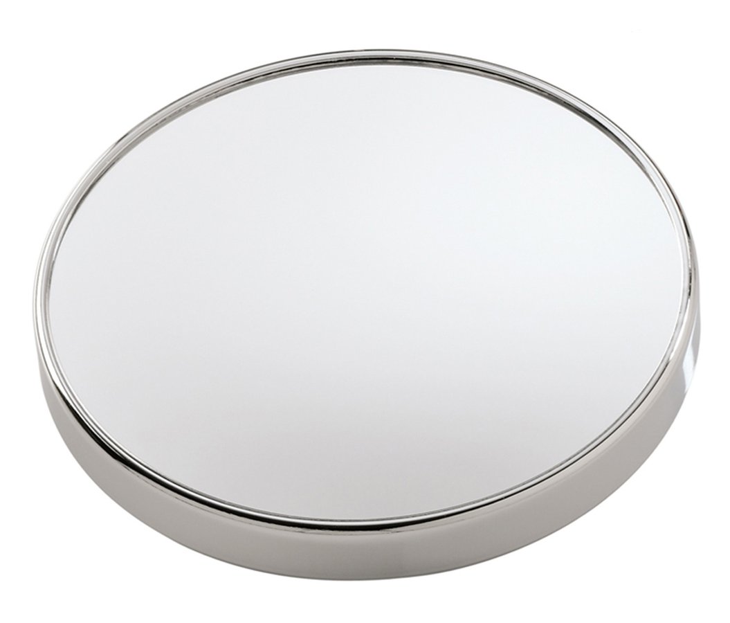 Gedy Kosmetické zrcátko s přísavkami, Ø 150mm, chrom