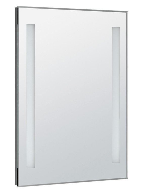 Aqualine Zrcadlo s LED osvětlením 60x80cm; kolébkový vypínač