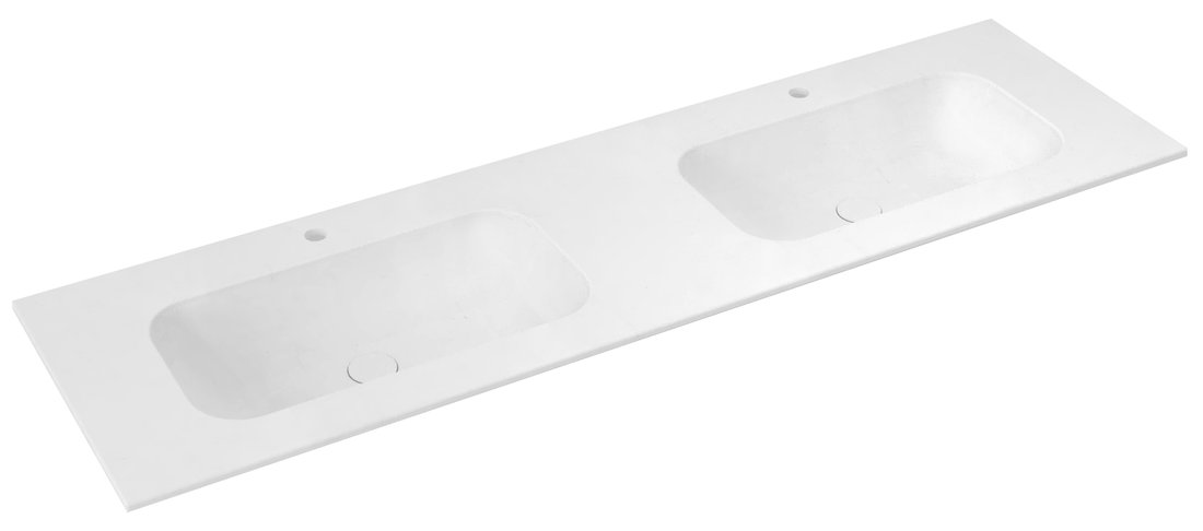 Sapho ARUBA dvojumyvadlo; Rockstone; 200x51;5cm; bílá mat