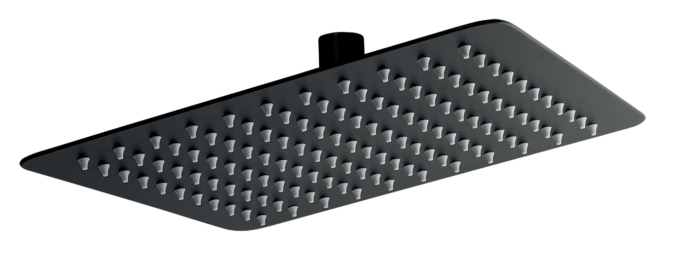 Novaservis Pevná sprcha 250 x 250 mm ECO, černá