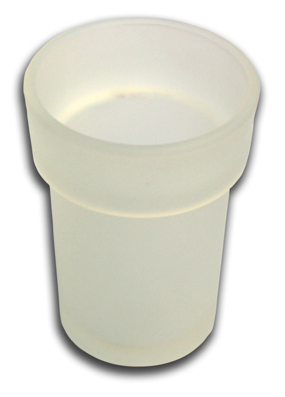 Novaservis Náhradní sklenička sklo pískované
