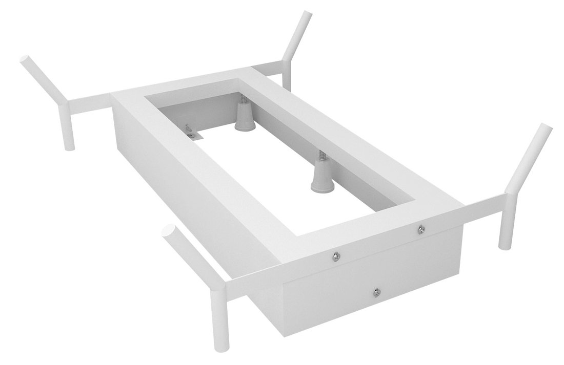 Polysan REDUTA konstrukce pro vanu 150x75cm, bílá mat