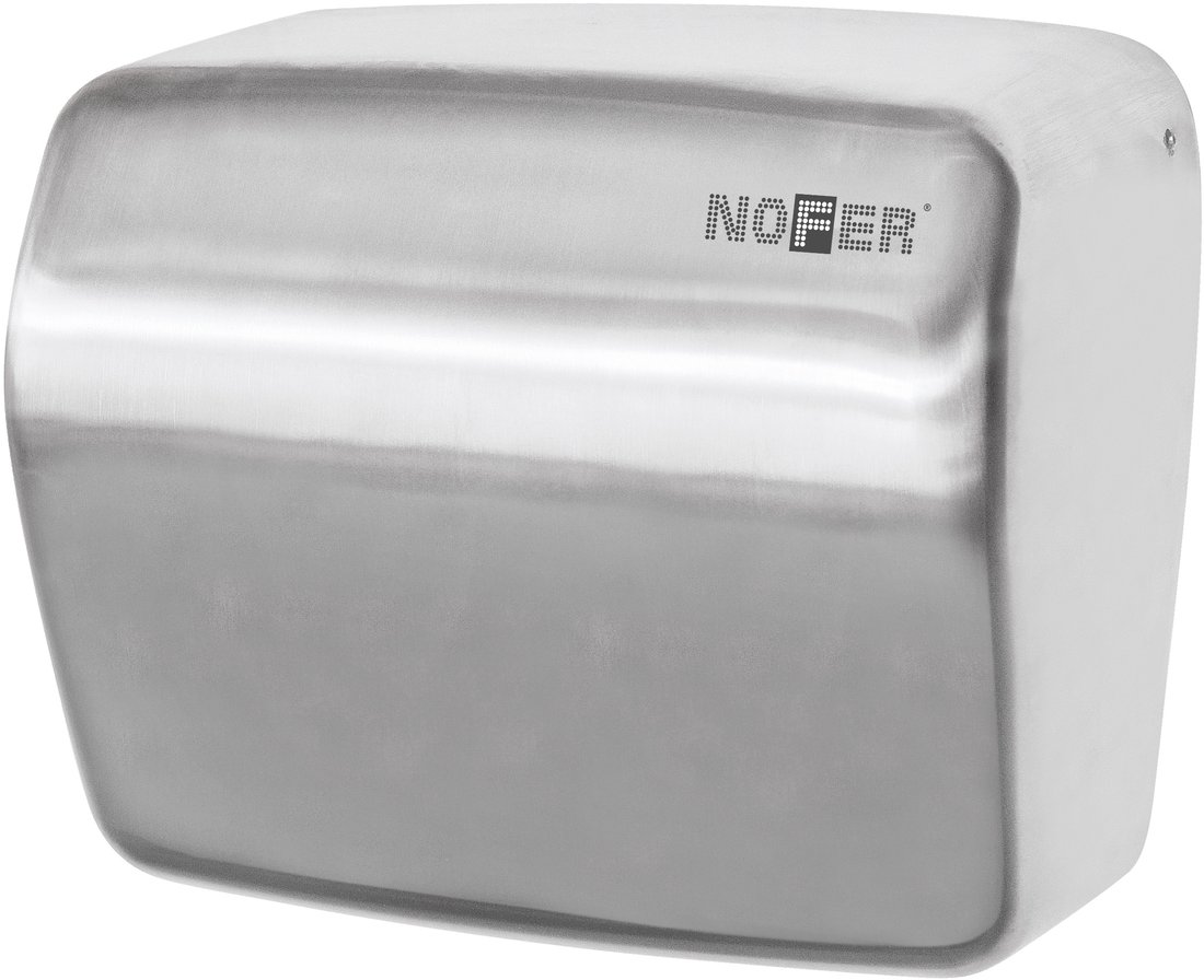 Levně NOFER KAI bezdotykový elektrický osoušeč rukou 220-240V, 1500W, 270x240x170 mm, nerez mat