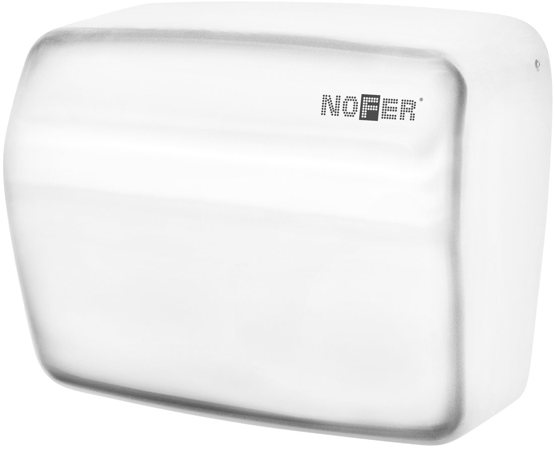Levně NOFER KAI bezdotykový elektrický osoušeč rukou 220-240V, 1500W, 270x240x170 mm, bílá