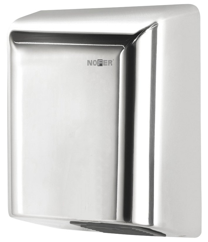 Levně NOFER BIGFLOW bezdotykový elektrický osoušeč rukou 220-240V, 2050W, 253x323x152mm, nerez lesk