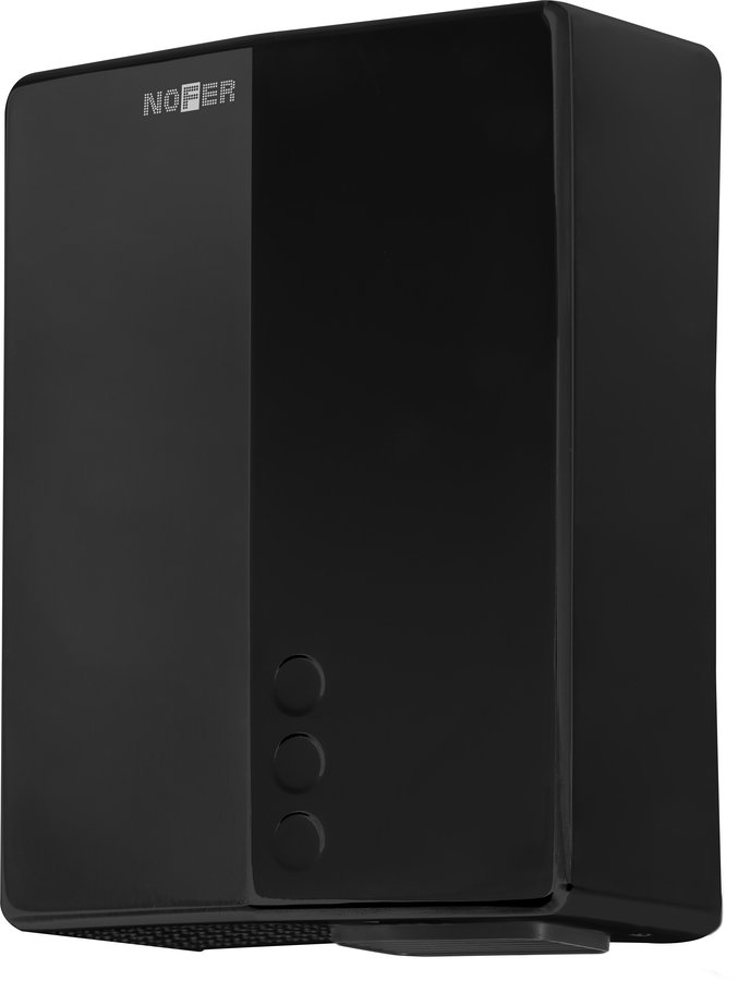 Levně NOFER BIGFLOW EVO bezdotykový elektrický osoušeč rukou 220-240V, 2050W, 218x284x102mm, černá