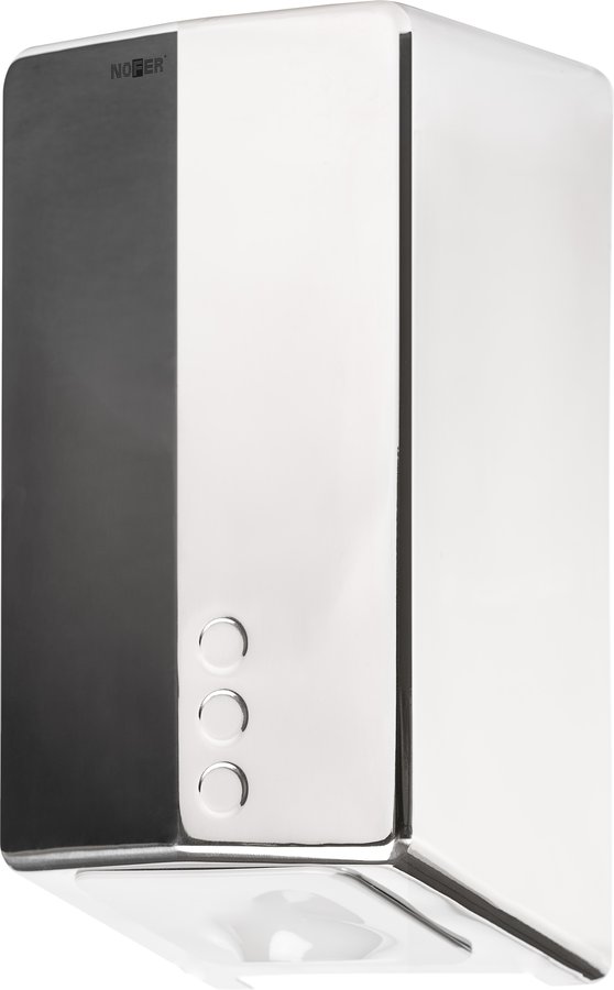 Levně NOFER FUGA EVO bezdotykový elektrický osoušeč rukou 220-240V, 800W, 164x327x151mm, laser senzor, nerez lesk