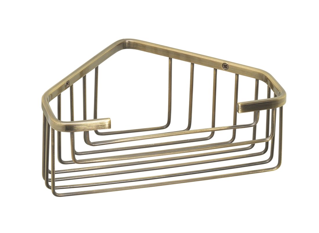 Gedy SMART rohová polička do sprchy, 200x80x151mm, bronz