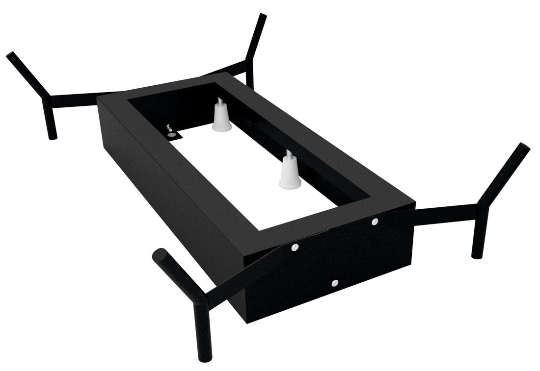 Levně Polysan REDUTA konstrukce pro vanu 171x81cm, černá mat