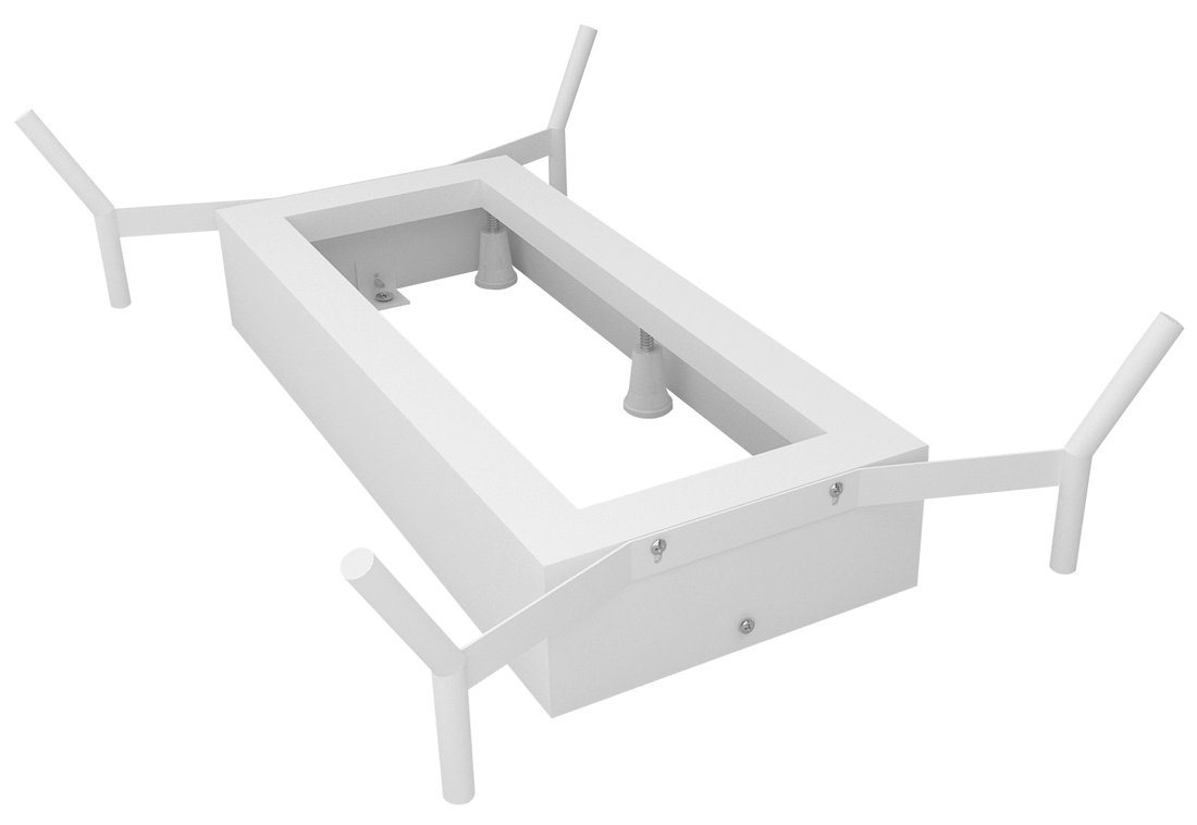 Polysan REDUTA konstrukce pro vanu 171x81cm, bílá mat