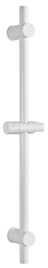 Sapho Sprchová tyč; posuvný držák; kulatá; 700mm; bílá mat
