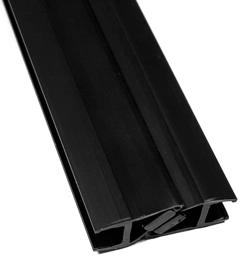 Gelco Set magnetických těsnění 45°pro sklo 6/6mm; 1900mm; černá