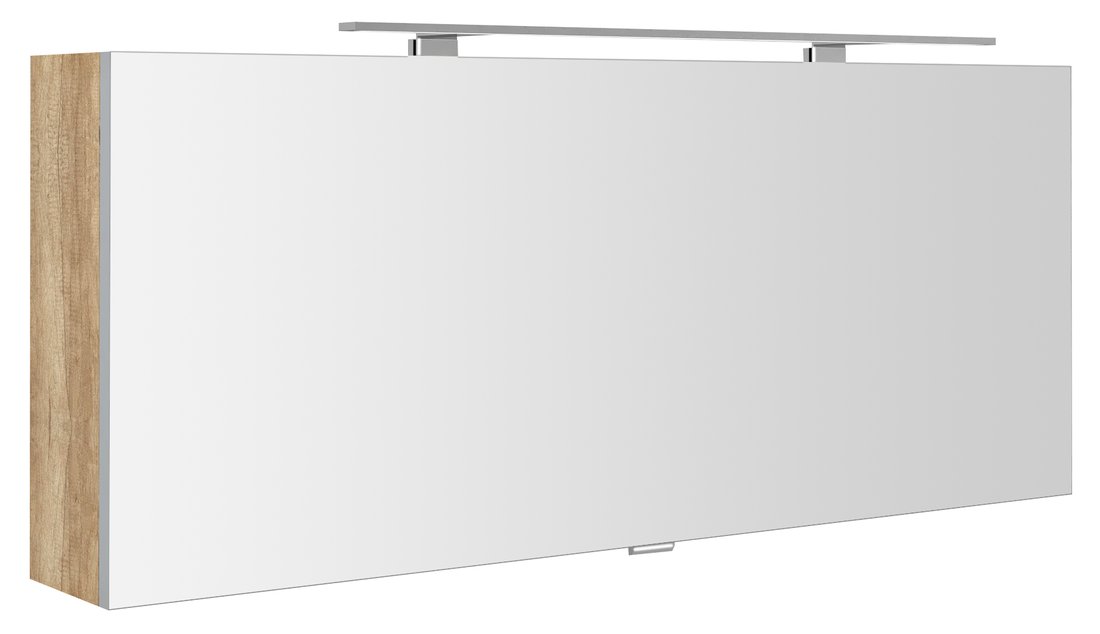 Sapho CLOE galerka s LED osvětlením 120x50x18cm, dub alabama