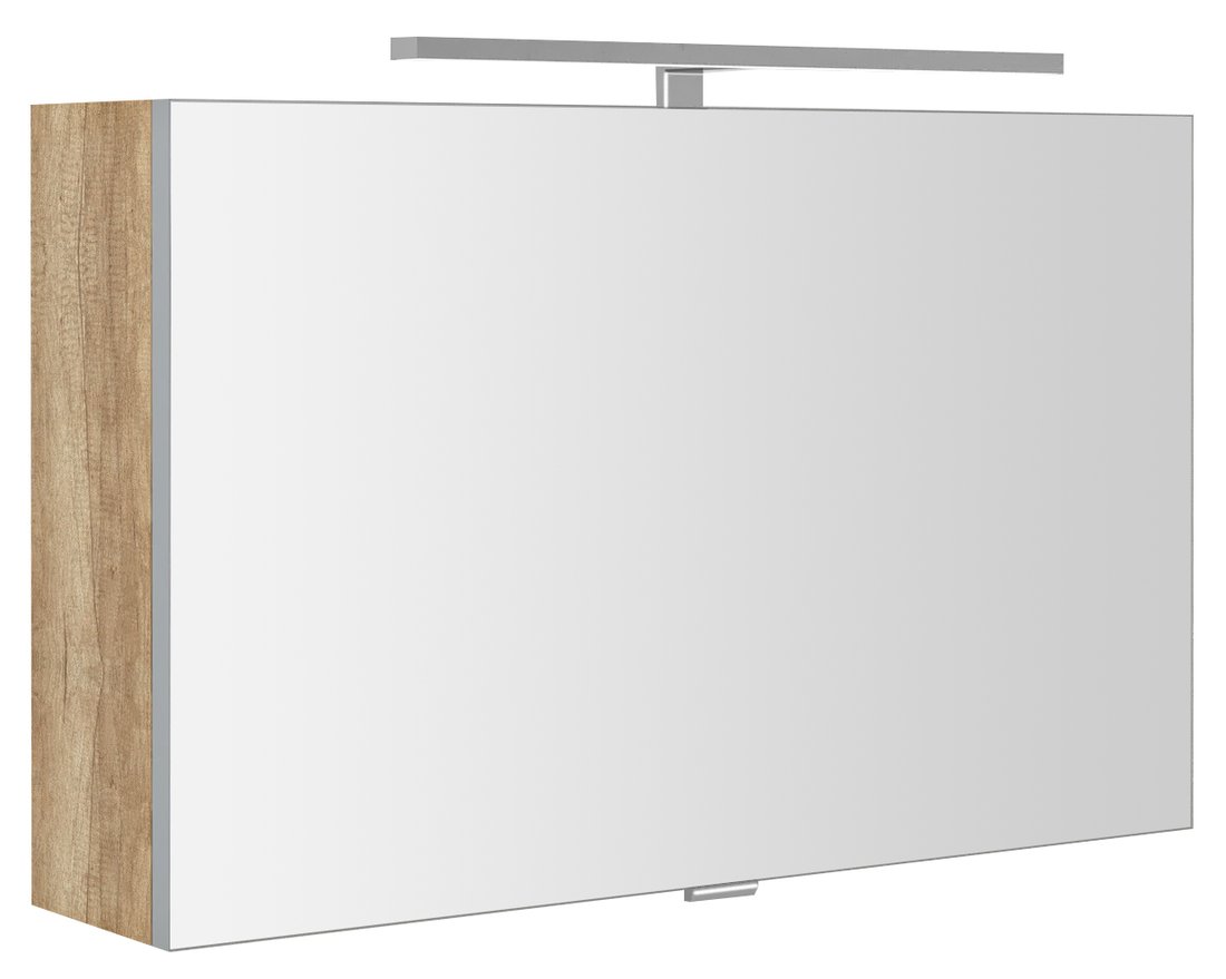 Sapho CLOE galerka s LED osvětlením 80x50x18cm, dub alabama
