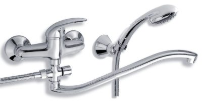 Novaservis Vanová paneláková baterie 150 mm Metalia 55 chrom