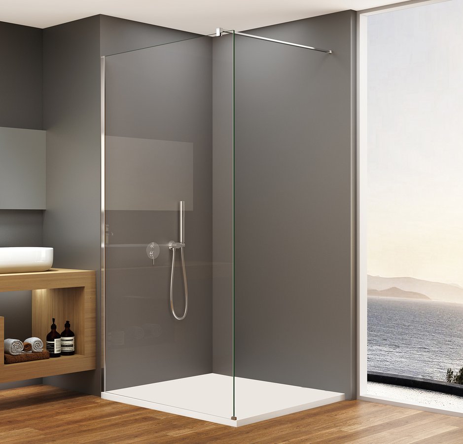 Levně Bruckner SPITZA sprchová zástěna WALK-IN, 1200mm, čiré sklo