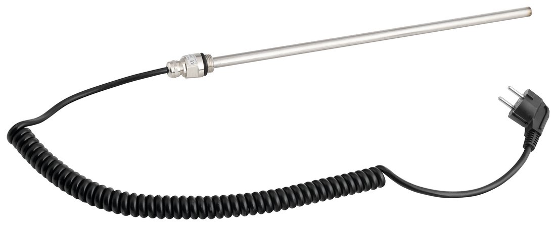 Levně Aqualine Topná tyč, kroucený kabel/černá, 500 W