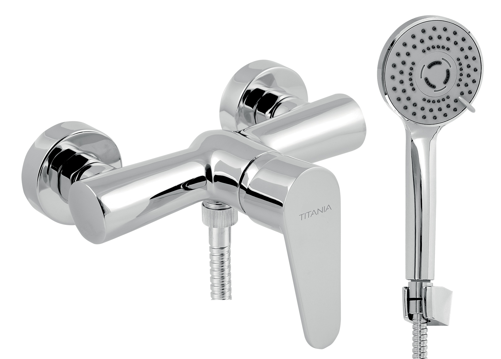 Novaservis Sprchová nástěnná baterie Titania Fresh ECO, 150 mm, chrom