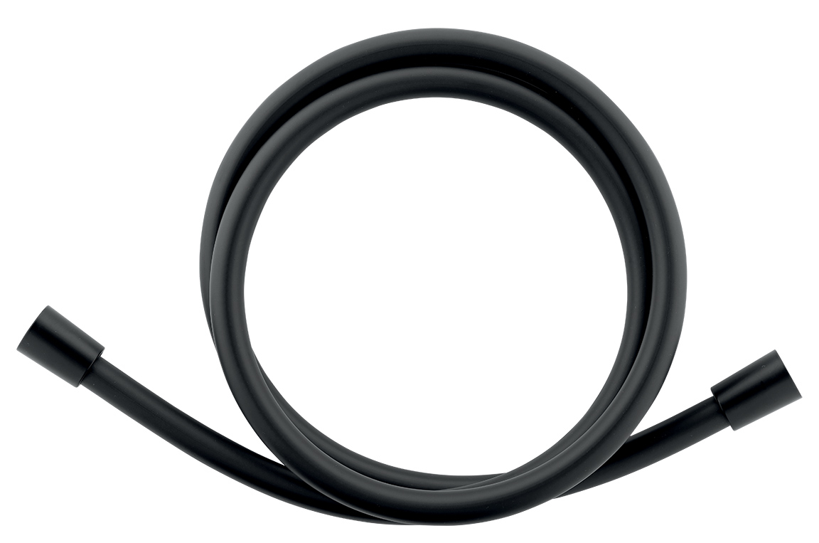 Novaservis Sprchová hadice plastová, 150 cm, černá