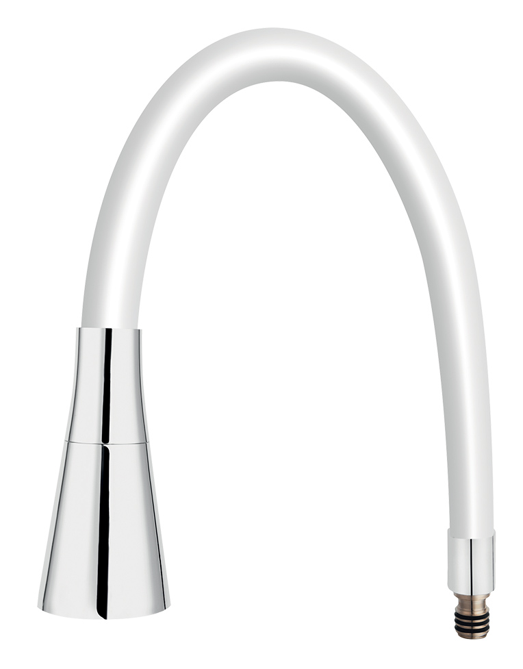 Novaservis Elastické rameno k baterii 70720, bílá-chrom