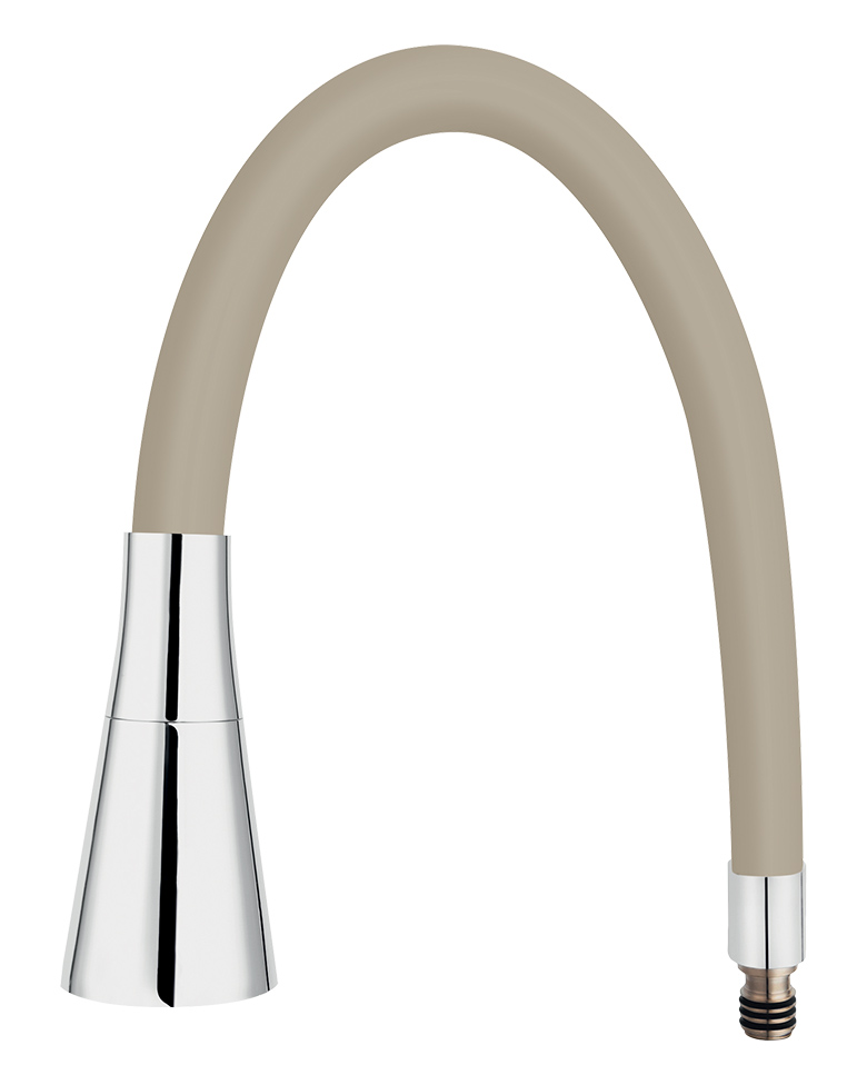 Novaservis Elastické rameno k baterii 70720, béžová-chrom