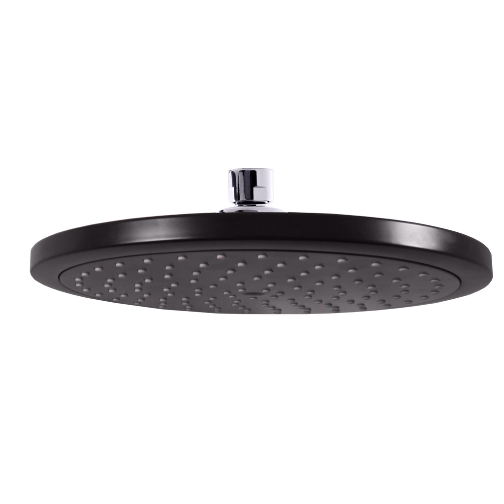 Levně RAV Slezák Hlavová sprcha kulatá o 23 cm - černá matná PS0043CMAT