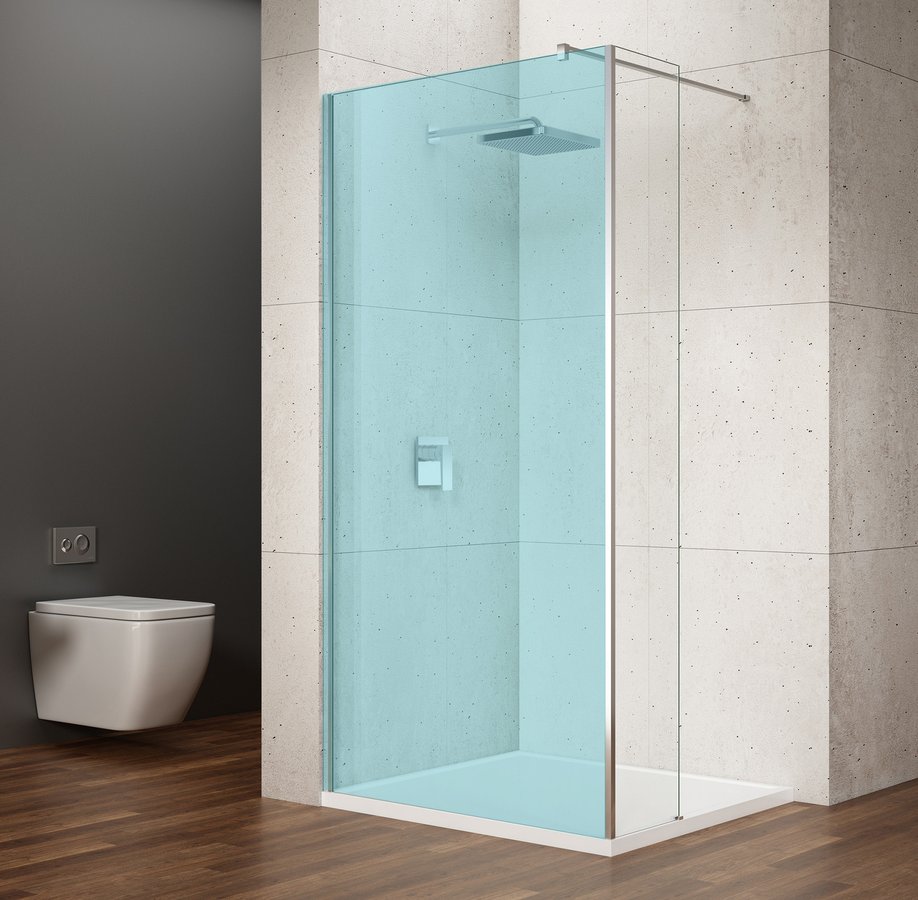 Gelco VARIO přídavný panel 350mm; čiré sklo; chrom