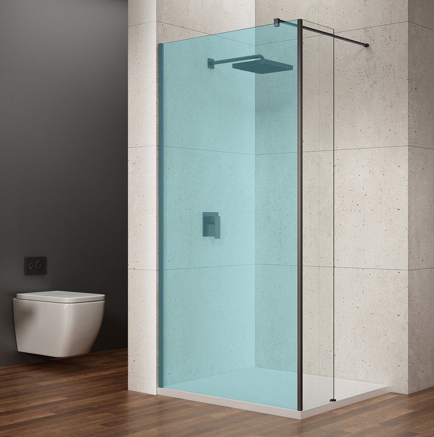 Gelco VARIO přídavný panel 350mm; čiré sklo; černá