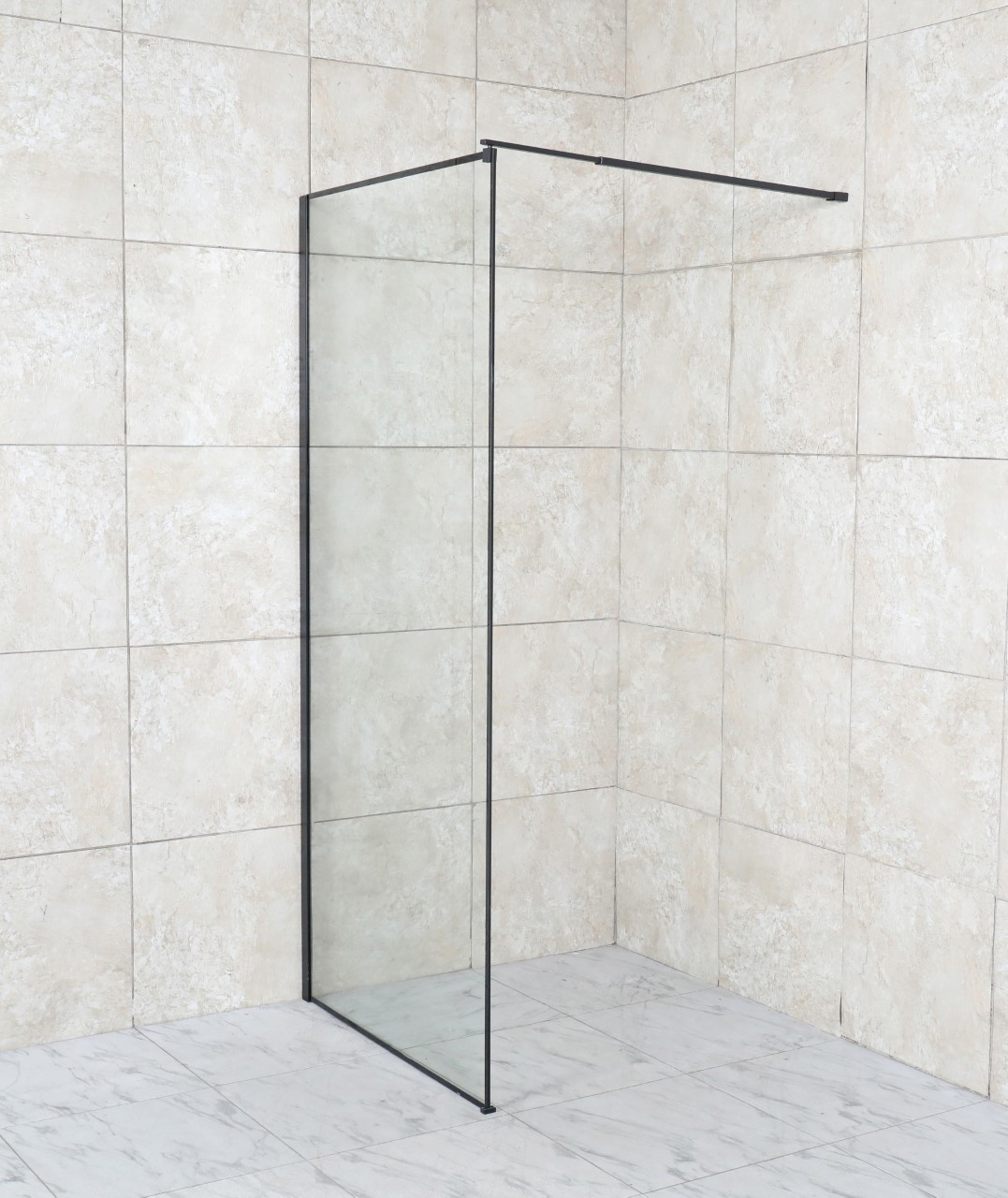 Levně Olsen Spa Algora OLBALGO100BC - Walk-in sprchový kout ALGORA BLACK