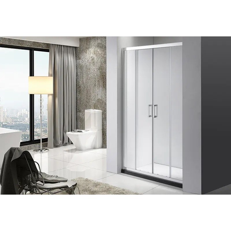 Olsen Spa OLBENW102918CC - Sprchové dveře VILAR 180 cm, leštěný hliník, čiré sklo