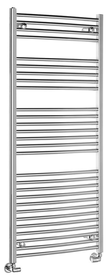 Aqualine ALYA otopné těleso oblé 600x1420mm; chrom