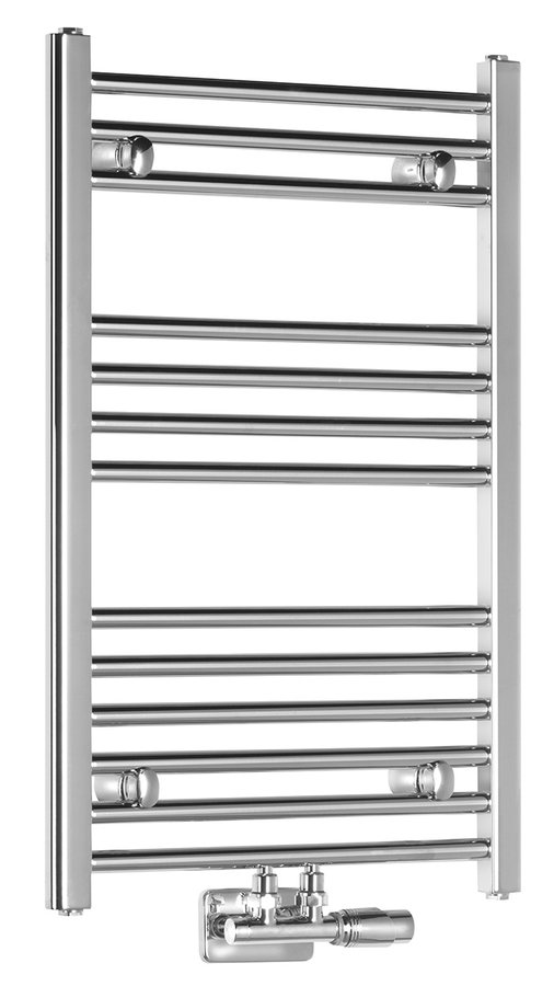 Aqualine ALYA otopné těleso rovné 500x803mm; středové připojení; chrom