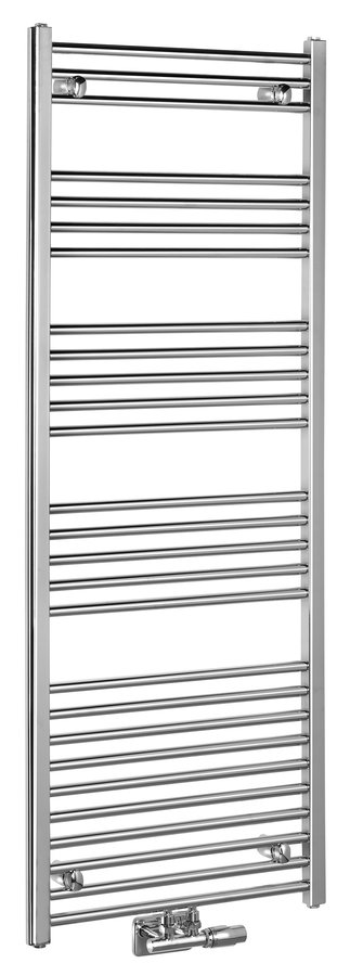 Aqualine ALYA otopné těleso rovné 600x1600mm; středové připojení; chrom
