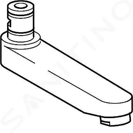 Levně Hansa 59910419 - Výtok komplet, 96 mm