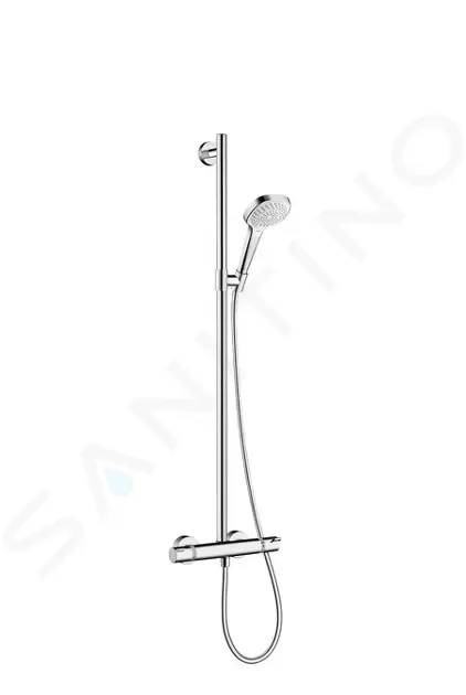 Levně Hansgrohe 27248400 - Sprchový set SemiPipe Multi s termostatem, bílá/chrom