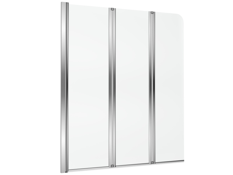 Levně Santech Axel 120 x 140 cm levá 3-DÍLNÁ VANOVÁ ZÁSTĚNA levá