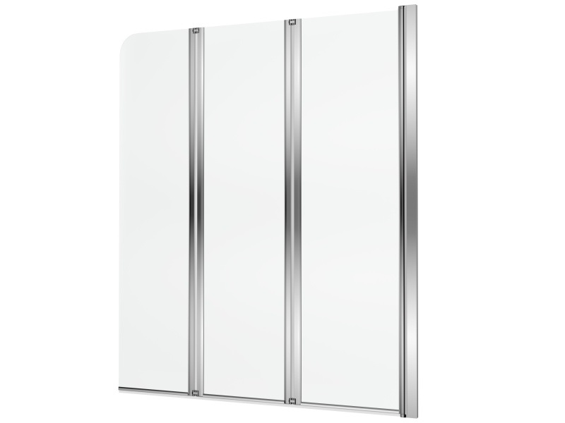 Levně Santech Axel 120 x 140 pravá 3-DÍLNÁ VANOVÁ ZÁSTĚNA pravá