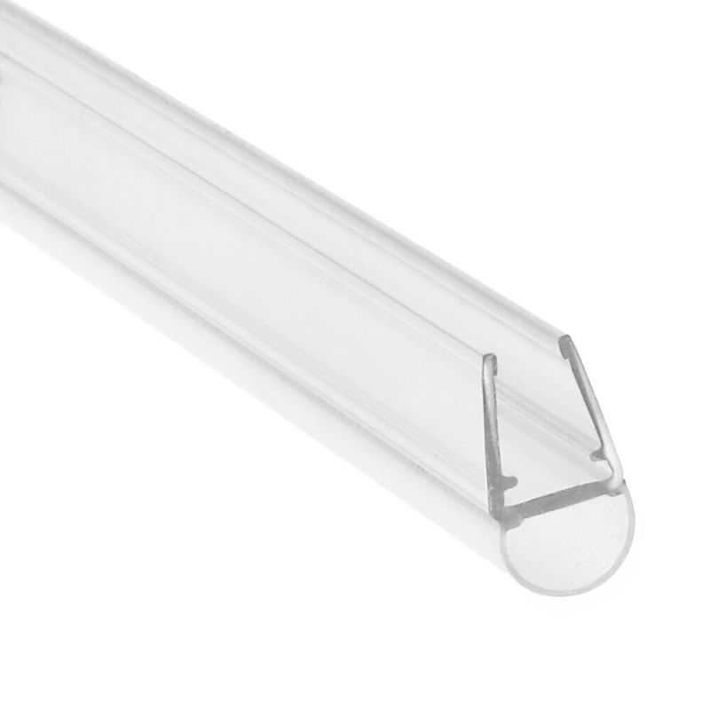 Eco produkty Spodní universální těsnění na sprchové dveře, na sklo 6 - 8 mm, délka 1000 mm, výška břitu (bubliny) 8 mm (23011)