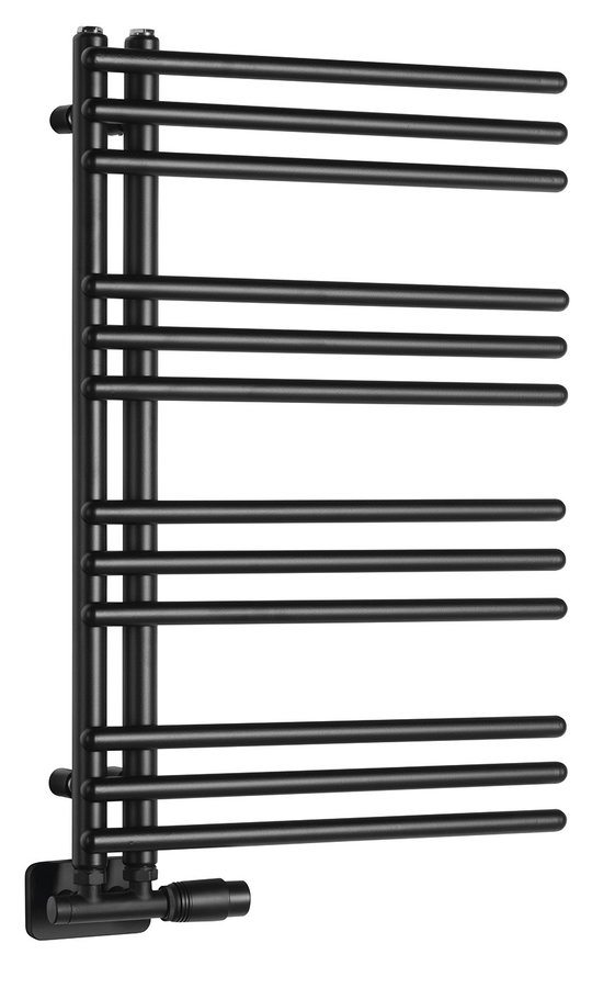 Aqualine POSEIDON otopné těleso 450x740mm, černá mat