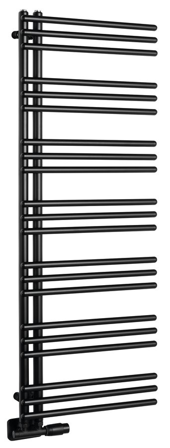 Aqualine POSEIDON otopné těleso 550x1340mm, černá mat