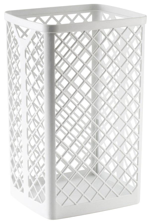 Levně MARPLAST LINEACQULBA odpadkový koš nástěnný 35l, bílá