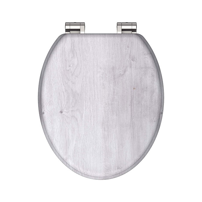 Schütte WC sedátko Light  Wood - světle šedé dřevo;  MDF sedátko soft close (SCHÜTTE LIGHT WOOD)
