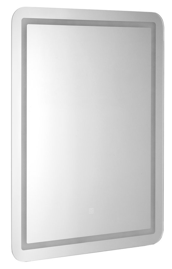 Levně Aqualine SALICA zrcadlo s LED osvětlením 60x80cm, dotykový senzor, stmívatelné