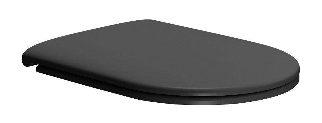 GSI WC sedátko, Soft Close, Quick Release, černá mat