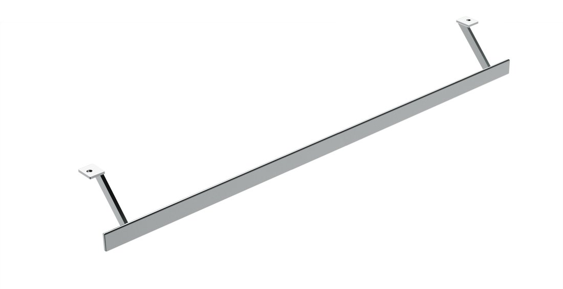 Levně GSI PURA čelní držák ručníků 122cm, chrom