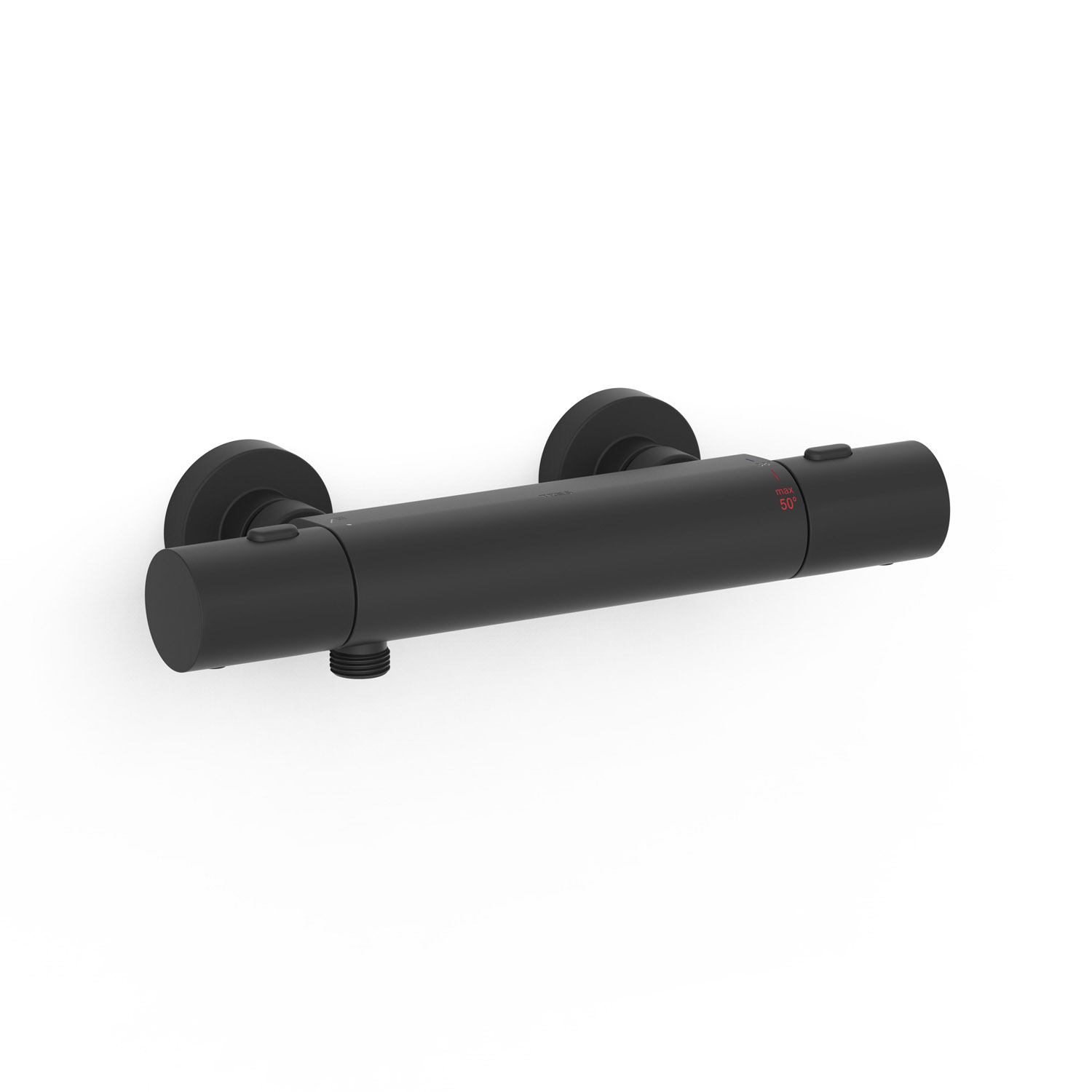 Levně Tres nástěnná termostatická sprchová baterie 150 mm; černá