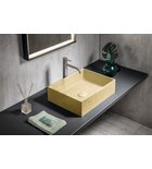 Sapho FORMIGO betonové umyvadlo na desku; 47;5x36;5cm; žlutá mat