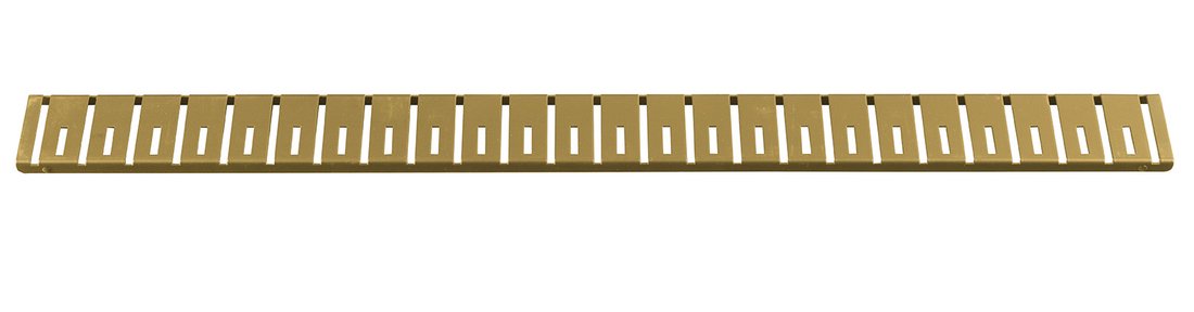 Levně Polysan KLAVER nerezový rošt 644mm, zlato mat